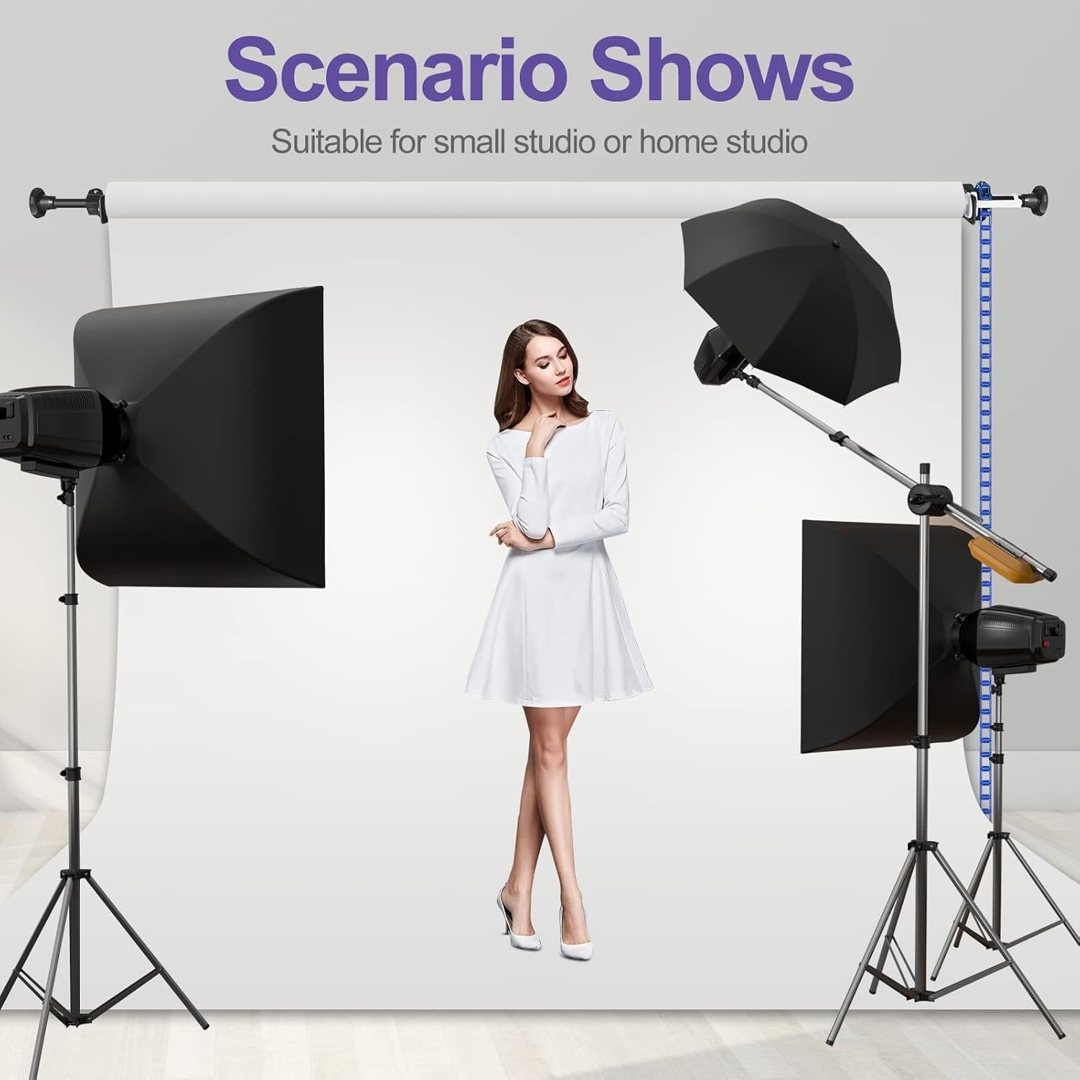 EMART Photography Backdrop Wall Mount Single Roller Support System — frame 4