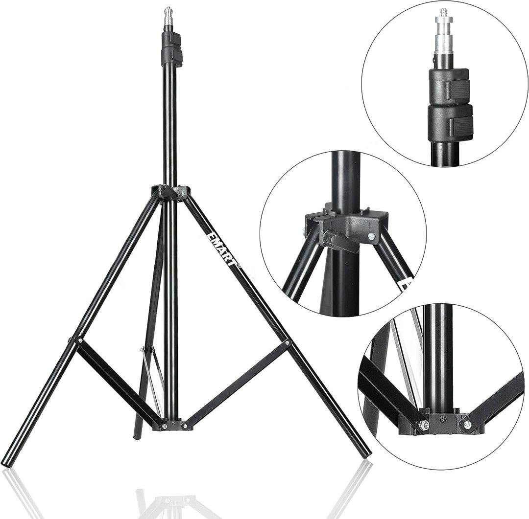 EMART Photography Umbrella, 400W 5500K lighting kit for video, Studio 1Pack — frame 5