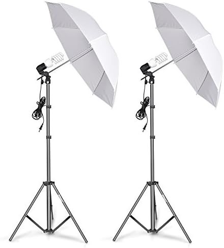 EMART Photography Umbrella, 400W 5500K lighting kit for video, Studio-2Pack — frame 1
