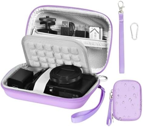 EMART Purple Digital Camera Case Small Camera Bag Fit Camera<6" x 4" x 0.9" — frame 1