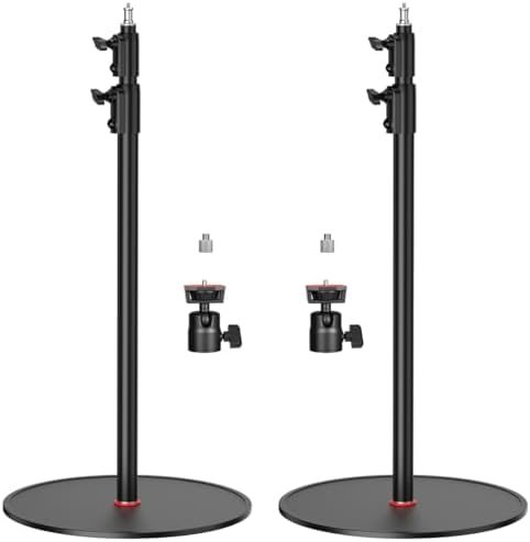 EMART Round Base Light Stand, 79" Heavy Duty Monopod for Camera, Lights