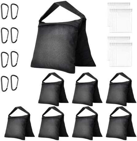 EMART Sand Bags 8 Pack for Weight, Heavy Duty Sandbags for Canopy Legs