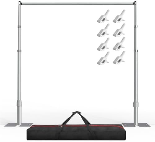 EMART Upgrade Pipe and Drape Backdrop Stand 8.9x10FT Adjustable Photo Stand